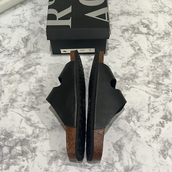 ALDO ROSSINI Men’s Black Bona-2 Sandal Size 11 New In Box - Picture 6 of 16